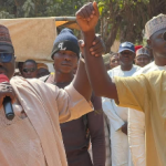 Reprimands as young people from Nasarawa travel great distances to show their support for politicians