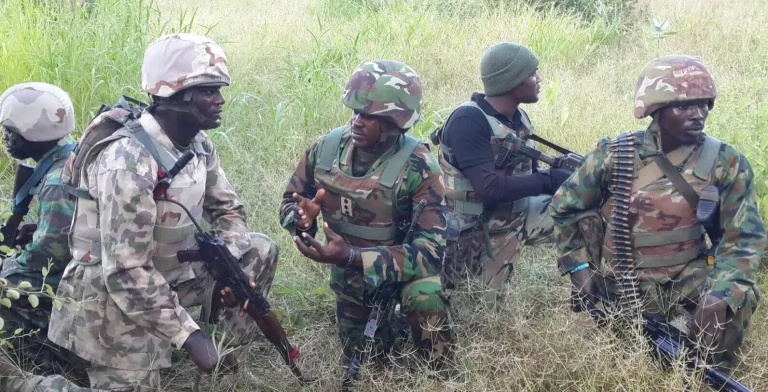 In Borno, soldiers apprehend a possible suicide bomber and confiscate IED materials.