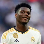Tchouaméni is suspended for Real Madrid’s second leg in Germany against Bayern Munich.