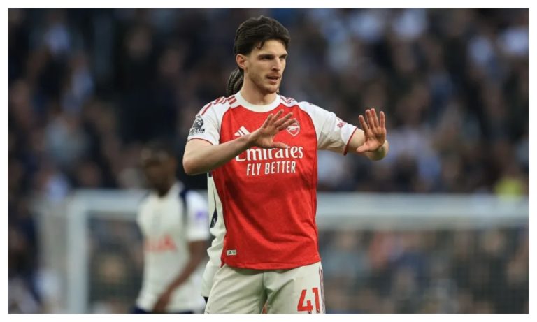 Gerrard discusses Declan Rice’s play for Arsenal in the UCL: “He was dominant.”