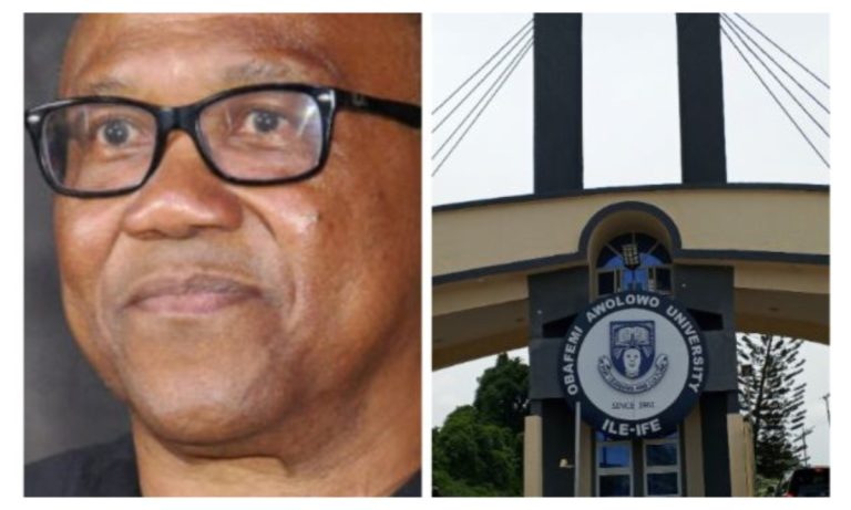 OAU defends the canceled lecture and denies embarrassing Peter Obi.