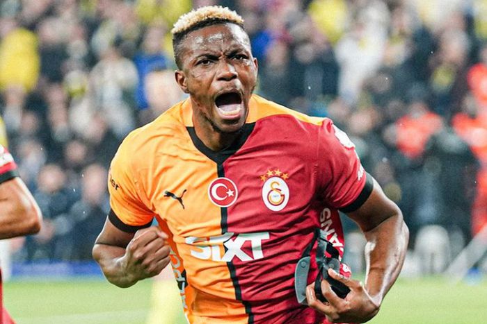 Turkey: Osimhen scores as Galatasaray defeats Fenerbahçe in a rivalry