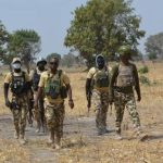 In Jos, Kaduna, troops seize weapons from an illicit arms factory.