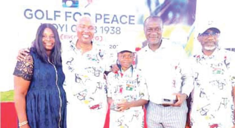 Balogun, 11, wins golf for peace and encourages harmony and inclusivity