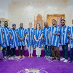 VIDEO: Victor Moses and the Chelsea group meet Oba Elegushi in Lagos