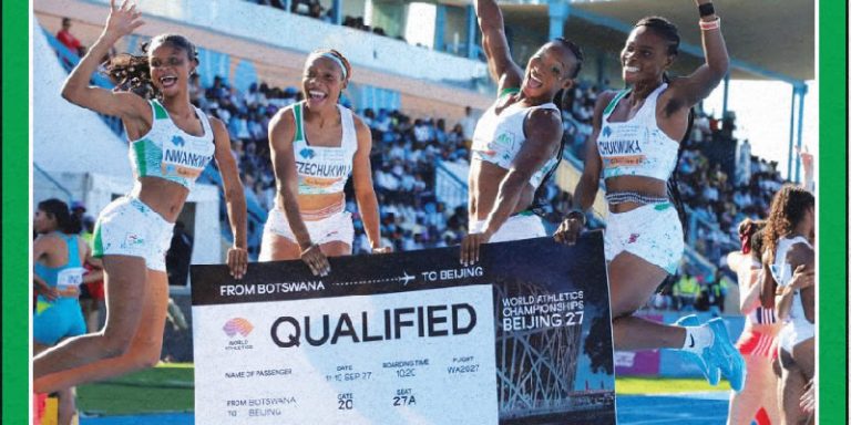 Nigeria has four tickets to the World Championships in Gaborone.