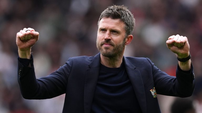 Manchester United is prepared to start negotiations for Michael Carrick to take over as permanent manager.