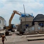 NEWSIn Ibadan, the Oyo government demolishes a structure used to store weapons.