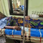 Following a police shooting at a Lagos checkpoint, a truck driver was admitted to the hospital.