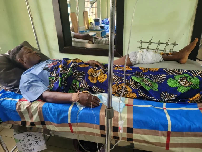 Following a police shooting at a Lagos checkpoint, a truck driver was admitted to the hospital.