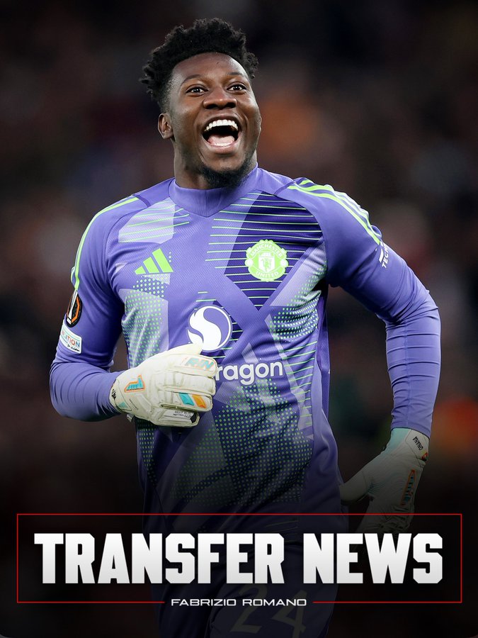 Andre Onana Returns to Manchester United after loan done with Trazonspor FC