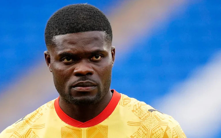 Thomas Partey, who is accused of many rapes, is jeered by Wales supporters.