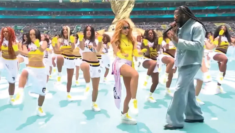 Burna Boy and Shakira brighten up the World Cup opening ceremony.